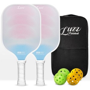 LUZZ Pickleball Paddles Set of 2 T700 Carbon Fiber Pickleball Paddle Sandblasted Surface with Honeycomb Core for Beginners - 1 of 4