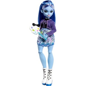 Monster High Fearbook Abbey Bominable Fashion Doll with Jacket, Yearbook, and Art Club Accessories - 1 of 4
