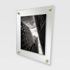 11" x 14" Acrylic Frame Clear - Threshold™: Modern Wall Mount, Brass Hardware - 2 of 4