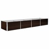 vidaXL Garden Raised Bed Brown 126"x31.5"x17.7" Galvanized Steel - 2 of 4