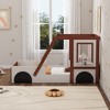 Twin Size Car-Shaped Platform Bed with Solid Wood Frame for Kids - 2 of 4