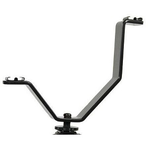 Fancierstudio Dual Mount Light And Sound Bracket, Camcorder Dual Mount Bracket for Video Lights & Microphones by Fancierstudio V Bracket - 1 of 4