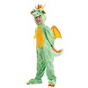 Joyfy  Halloween Costume Toddler Dragon Costume – Green Dino-Inspired Jumpsuit with Wings & Hood - 4 of 4