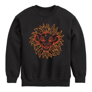 Boys' - Disney - The Lion King Graphic Long Sleeve Fleece Sweatshirt - 1 of 4