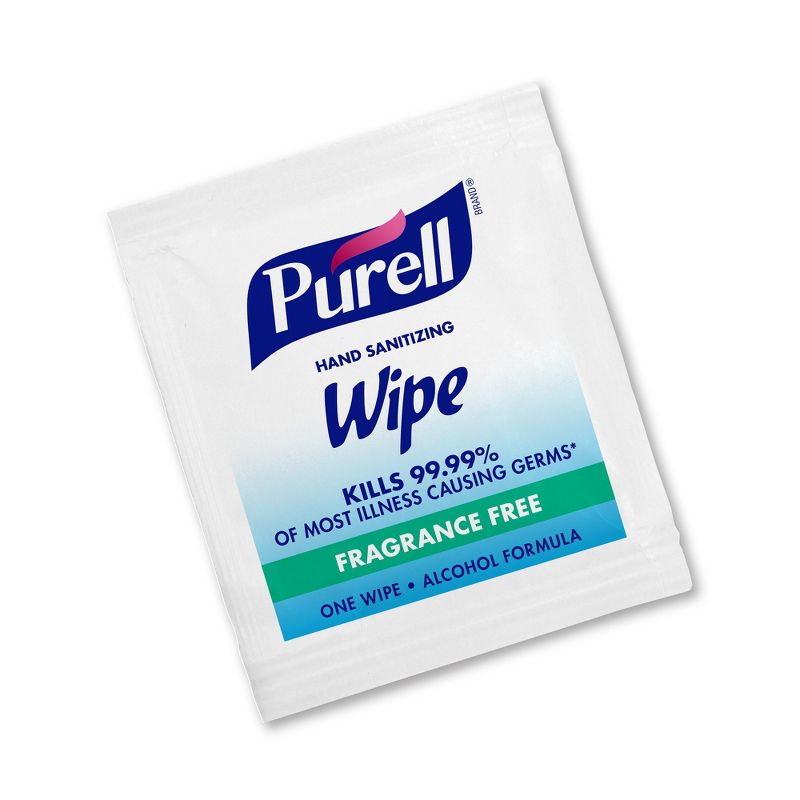 Purell Ethyl Alcohol Alcohol Hand Sanitizing Wipe Individual Packet 100 Wipes, 2 of 4