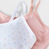 Girls' 2pk 'Floral' Seamless Ruched Bra - art class™ White - 3 of 3