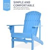 CASAINC Wood Adirondack Outdoor Chair, Set of 2 - 4 of 4