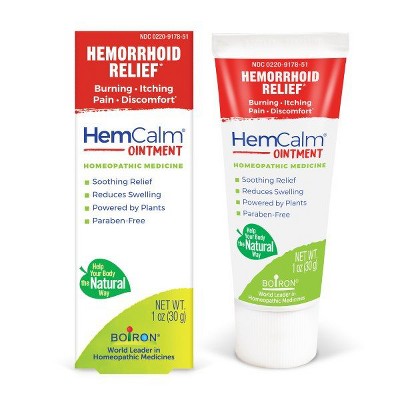 HemCalm by Boiron Homeopathic Medicine For Hemorrhoid Relief  -  1 oz Ointment