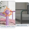 Twin Metal Daybed with Arched Headboard, Storage Drawer, Steel Slats, No Box Spring, Easy Assembly, Black - 4 of 4