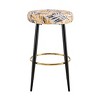 NicBex Set of 2 Bar Stools for Kitchen Island,Counter Bar Stools with Golden Footrest,Bar Chairs for Dining Rooms,Kitchens - 4 of 4