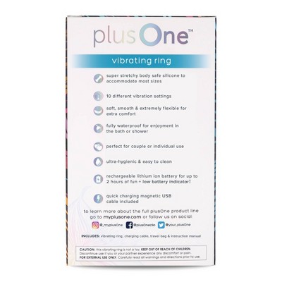 plusOne Waterproof and Rechargeable Vibrating Ring