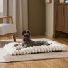 TOWN & COUNTRY LUXE CuddleTown Ribbed Bubble Stripe Pillow Crate Mat Pet Bed - 2 of 4