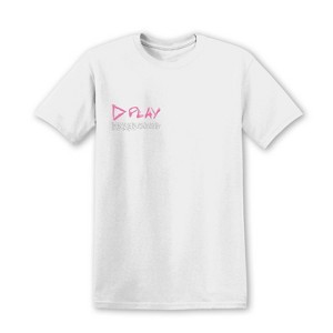 Women's Ed Sheeran Play Oversized Short Sleeve Graphic T-Shirt - White - 1 of 4