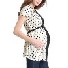 Pokkori Polka Dot Maternity Nursing Top - 2 of 4