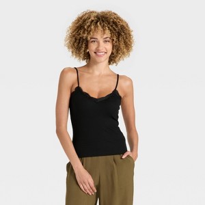 Women's Lace Tank Top - A New Day™ - 1 of 4