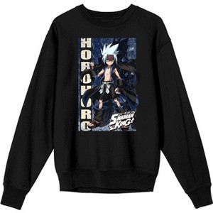 Shaman King Horohoro Crew Neck Long Sleeve Men's Black Sweatshirt - 1 of 3