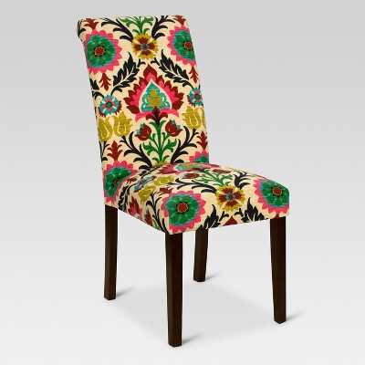 avington print accent dining chair