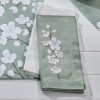 Split P Cherry Blossom Green Floral Napkin Set of 4 20" X 20" - 2 of 4