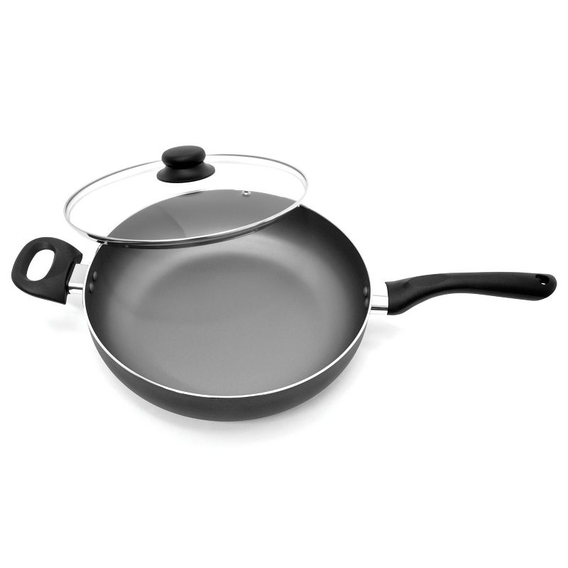 Starfrit 11-In. Nonstick Aluminum Deep Fry Pan with Lid, 2 of 6