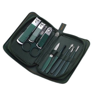 Unique Bargains Fashion Round Tail Nail Clippers Set - 1 of 4
