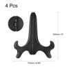 Unique Bargains Wood-like Plastic Folding Book Decorative Easels or Stands 4 Pcs - 2 of 4