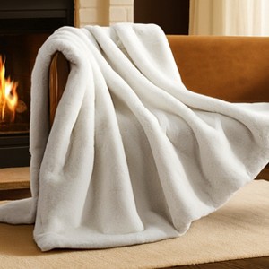 Luxury Faux Fur Blanket by Bare Home - 1 of 4