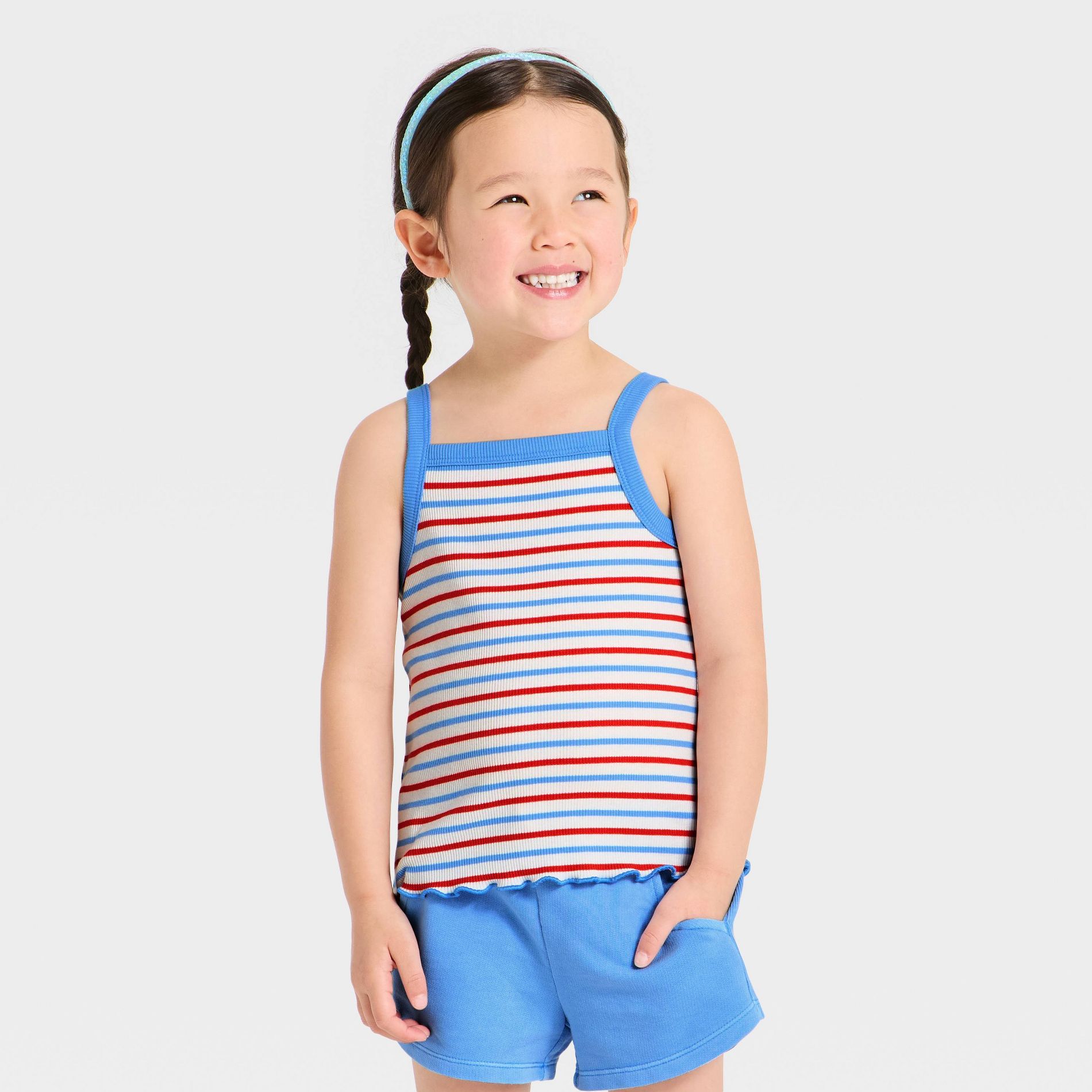 Toddler Girls' Striped Tank Top - Cat & Jack™