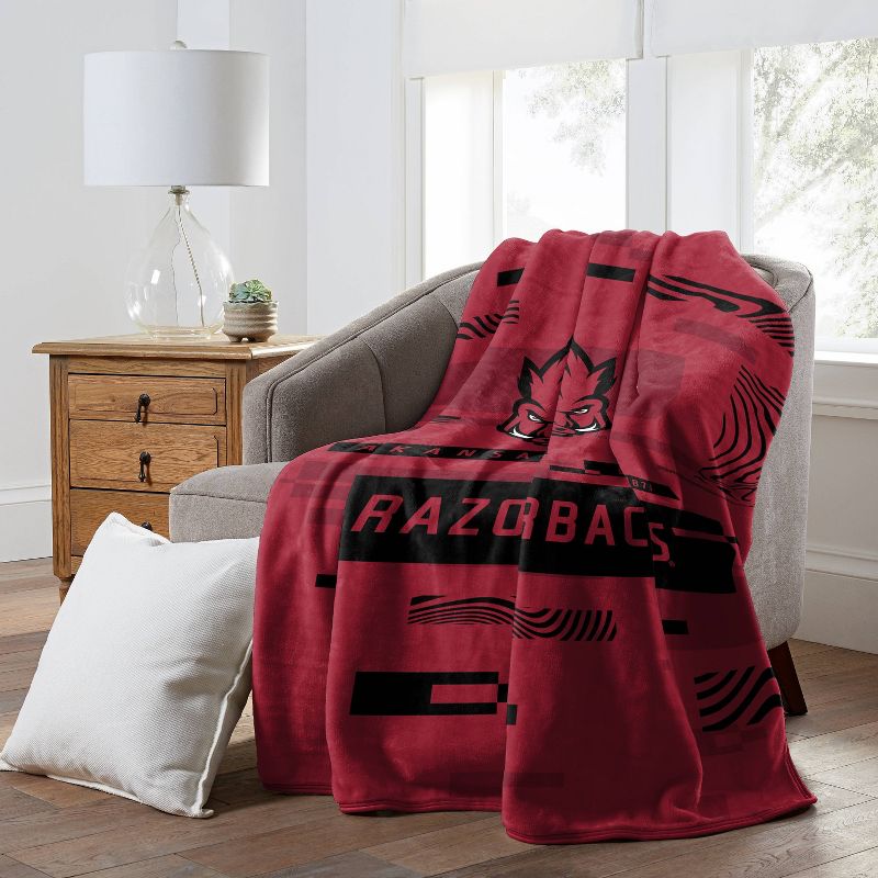 NCAA Arkansas Razorbacks Digitized 60 x 80 Raschel Throw Blanket, 3 of 6