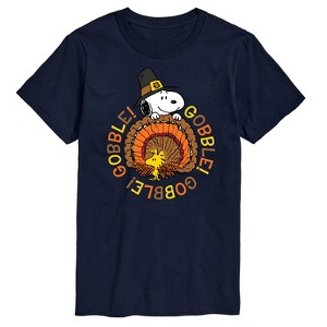 Men's - Peanuts - Gobble Gobble Short Sleeve Graphic T-Shirt - 1 of 4