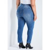 Avenue Women's Plus Size Jena Skinny Jean - 3 of 4