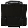 Tribesigns Breathable Leather Recliner Sofa Set with Adjustable Angle, Storage Buckets, Wireless Charger & LED Lighting,Black,for Living Room. - 4 of 4