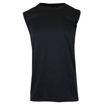 Galaxy By Harvic Men's Moisture-Wicking Wrinkle Free Performance Muscle Tee