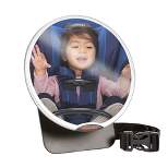 Diono Easy View  Baby Car Mirror Adjustable Safety Car Seat Mirror for Rear Facing Infant Crash Tested - Silver