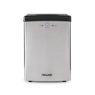Newair 26 Lbs. Nugget Countertop Ice Maker In Stainless Steel With Soft  Chewable Pebble Ice, Self-cleaning, Perfect For Home, Kitchen, Office :  Target