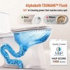 Captiva Designs Two-Pieces Elongated Toilet, Comfortable Height Toilet - 3 of 4