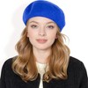 Anna-Kaci Women'sClassic Wool Beret Hat with Adjustable Inner Band and Timeless Parisian Style - 2 of 4