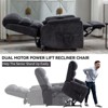 NicBex Chenille Lift Recliner Chair for Elderly,Cozy Massage Chairs with Massage and Lumbar Heating,Modern Reclining Chairs for Living Room - 2 of 4