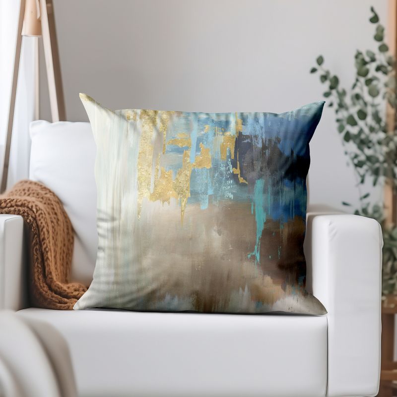 Americanflat Abstract Flurry By Pi Creative Art Throw Pillow, 1 of 12