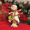 9.75 In Strumming Snowman Banjo Singing Figurines - 3 of 3