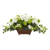 Nearly Natural Hydrangea and Ivy Artificial Arrangement - 2 of 2