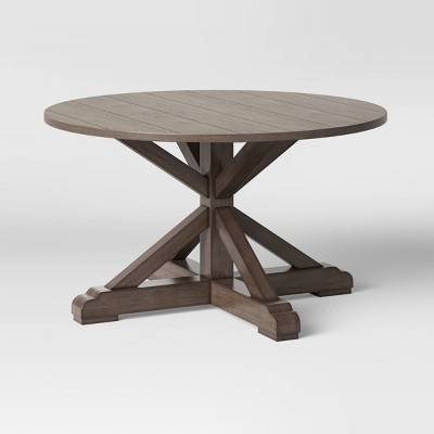 Cedarpoint Round Wood Coffee Table Brown - Threshold™