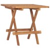 vidaXL 3 Piece Folding Patio Dining Set with Cushion Solid Teak Wood - 4 of 4