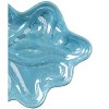 Beachcombers Blue Octopus Shaped Iridescent Ceramic Decorative Dish Coastal Decor - 3 of 4