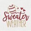 C&F Home Sweater Weather Embroidered Waffle Weave Cloth Thanksgiving Kitchen Towel - 4 of 4