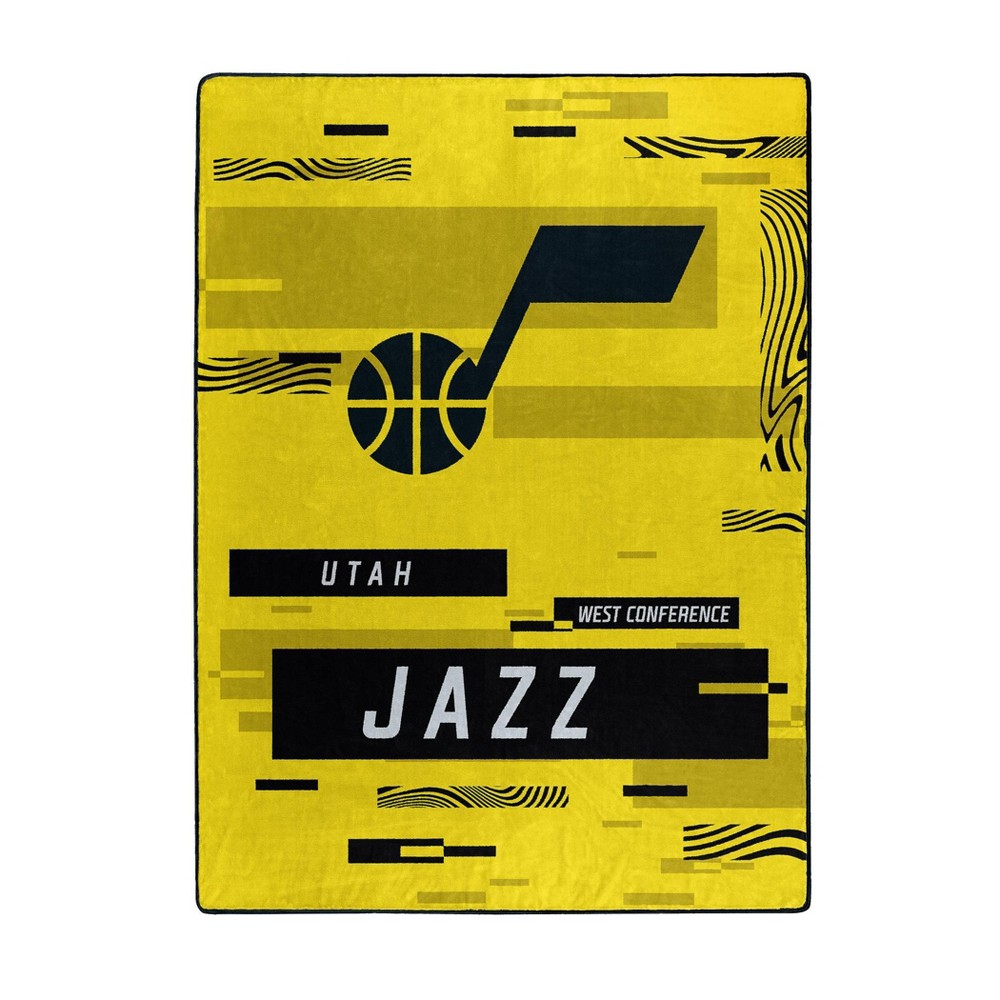 Photos - Duvet NBA Utah Jazz Digitized 60 x 80 Raschel Throw Blanket