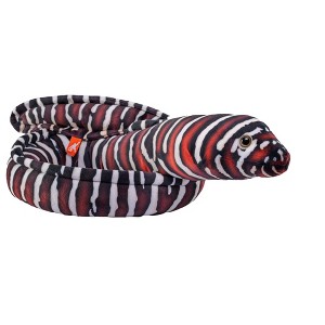 Wild Republic Living Ocean Eels Zebra Moray Eel Stuffed Animal, 54 Inches - 1 of 1