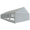 vidaXL Party Tent Grey Polyethylene, powder-coated steel Large - 2 of 4