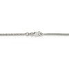 Black Bow Jewelry 2mm Sterling Silver, Solid Curb Chain Necklace - 4 of 4