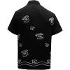 LA LEELA Men's Casual Button Down Short Sleeves Hawaiian Shirt Beach Aloha Party Holidays Shirts Summer Stylish Vacation Tops S Houseboat_AE92 - 2 of 3