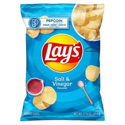 Lay's Potato Chips Salt & Vinegar 2.63 oz